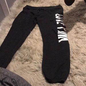 Pink jogger sweatpants